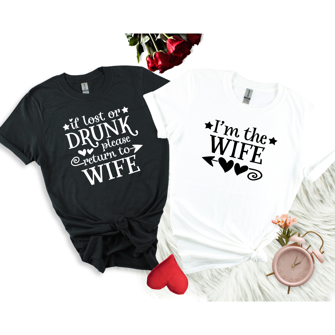 Return to Wife Couple Shirt Set