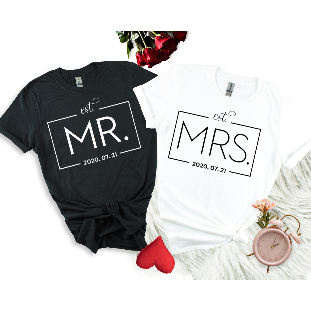 Mr. and Mrs. Couple Shirts