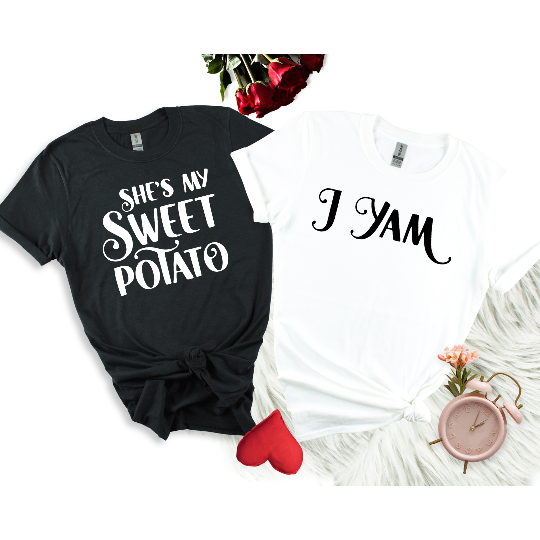 My Sweet Potato Couple Shirts