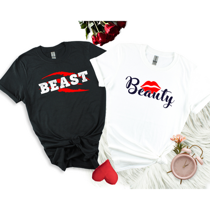 Beast & Beauty Couple Shirts