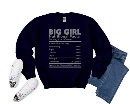 Big Girl Facts Sweatshirt
