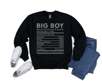 Big Boy Facts Sweatshirt