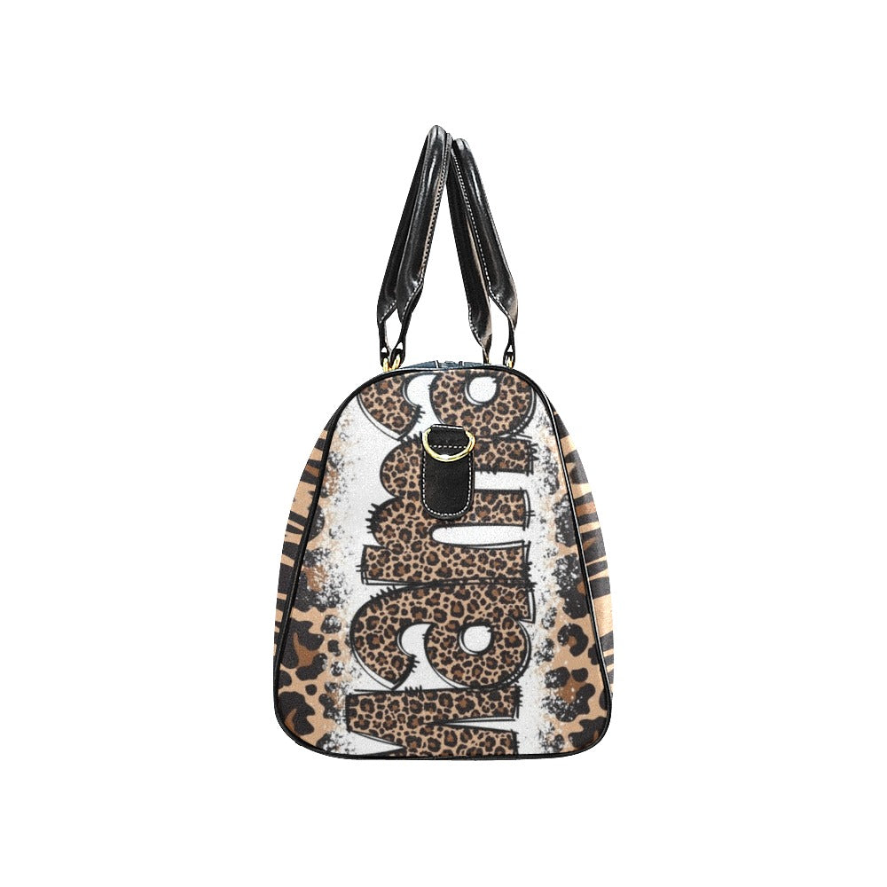 Leopard Print Mama Travel Bag