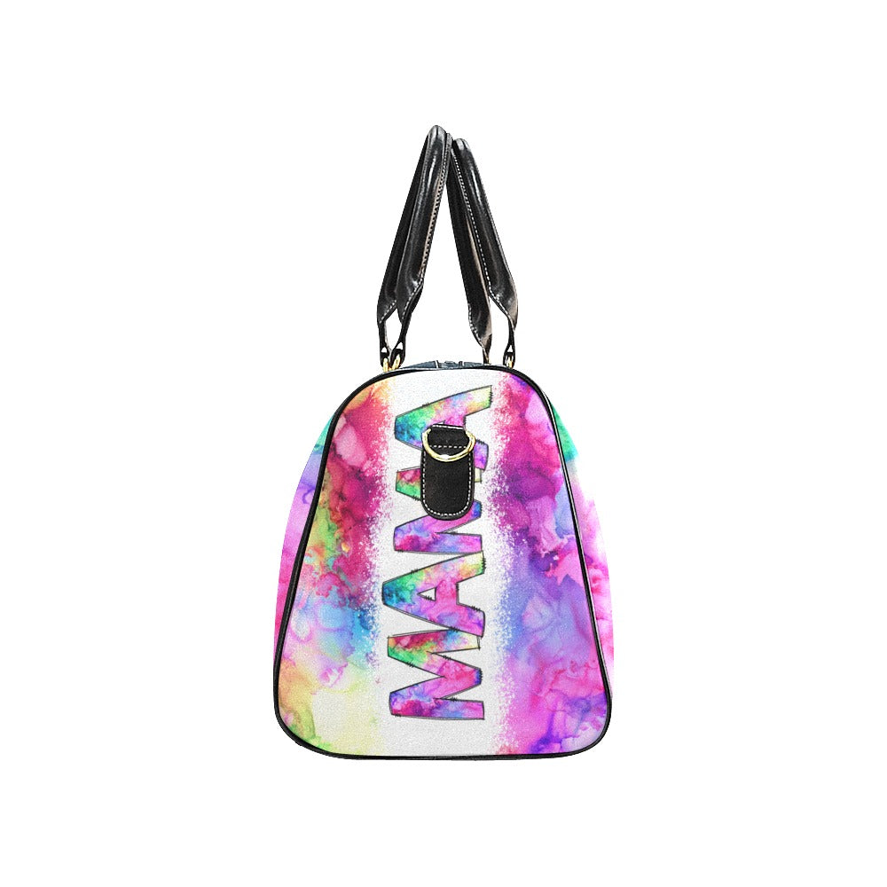 Watercolor Mama Travel Bag