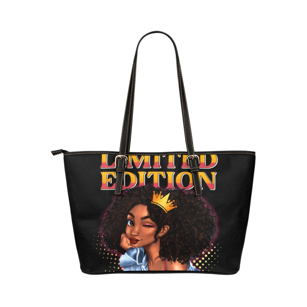 Limited Edition Melanin Queen Leather Tote Bag