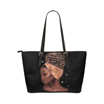 Flawless Melanin Queen Leather Tote Bag