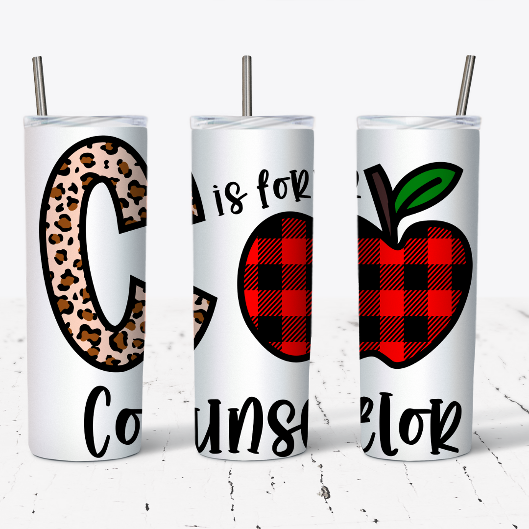 C is for Counselor Tumbler