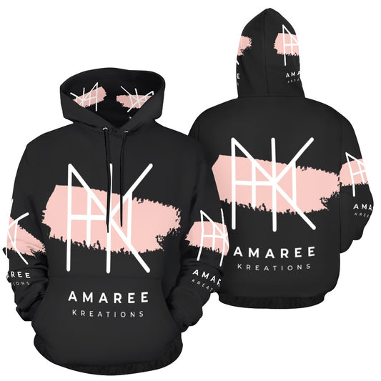 AMK Black Logo Hoodie