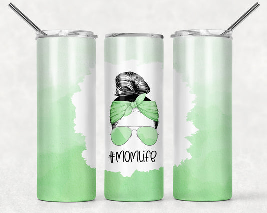 Green Mom Life Tumbler