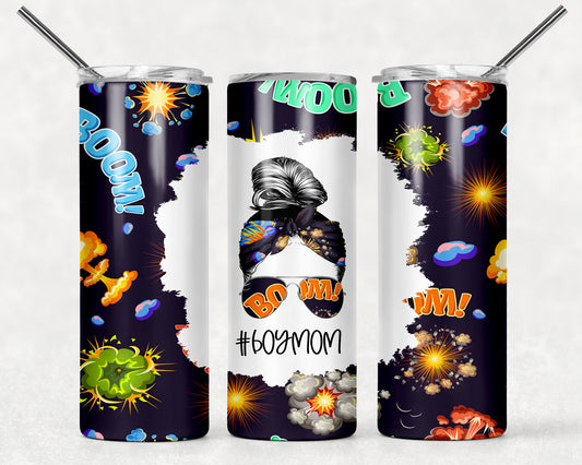 Boom Boy Mom Tumbler